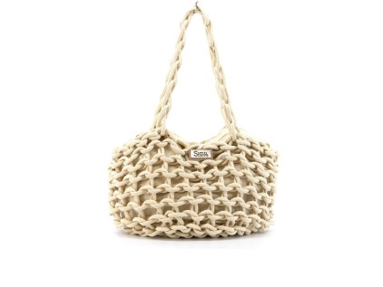 Shopper cord LUCILLE beige
